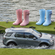 Illustration for article titled Land Rover Built A Floating Futuristic Mini-Golf Course To Off-Road On